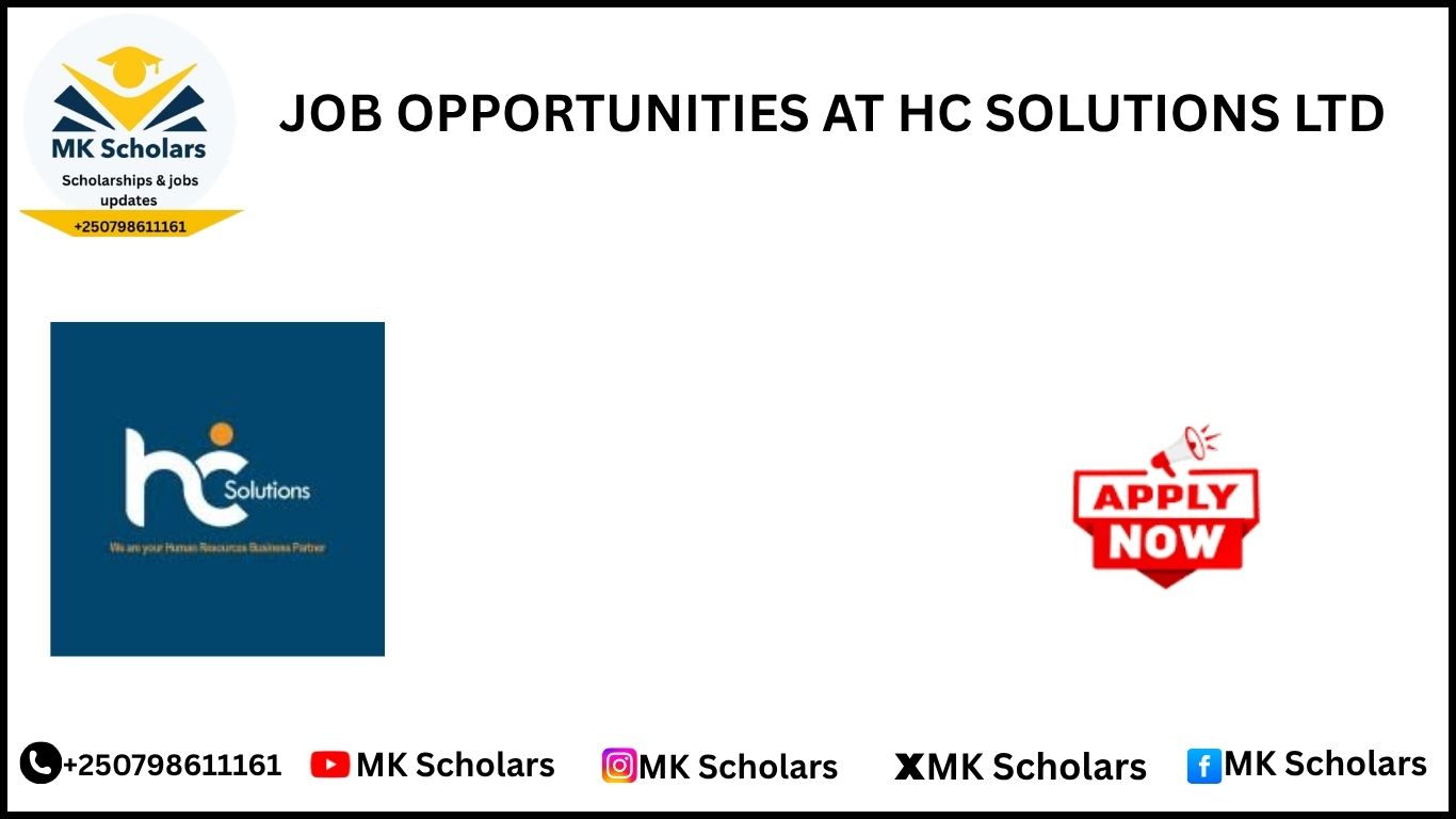 JOB OPPORTUNITIES AT HC SOLUTIONS LTD 